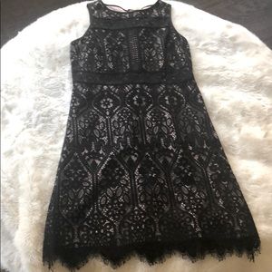 AT Loft black lace dress, 2P (XS)